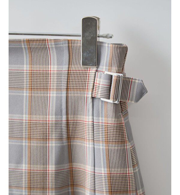 VIS「【美easy】コンフォートツイルウエストデザインIラインスカート【洗える/防シワ/UVケア】」|スカート|