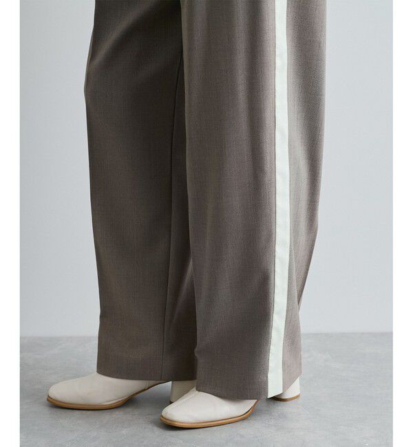 VIS「へリンボーンストレートラインパンツ」|チノ|