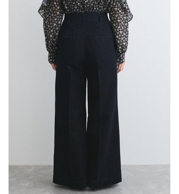 VIS「グリッターワイドデニムパンツ」|デニム|