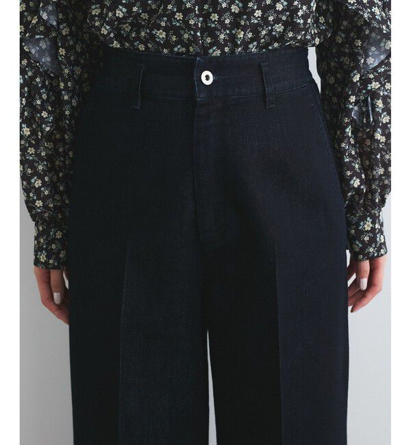 VIS「グリッターワイドデニムパンツ」|デニム|