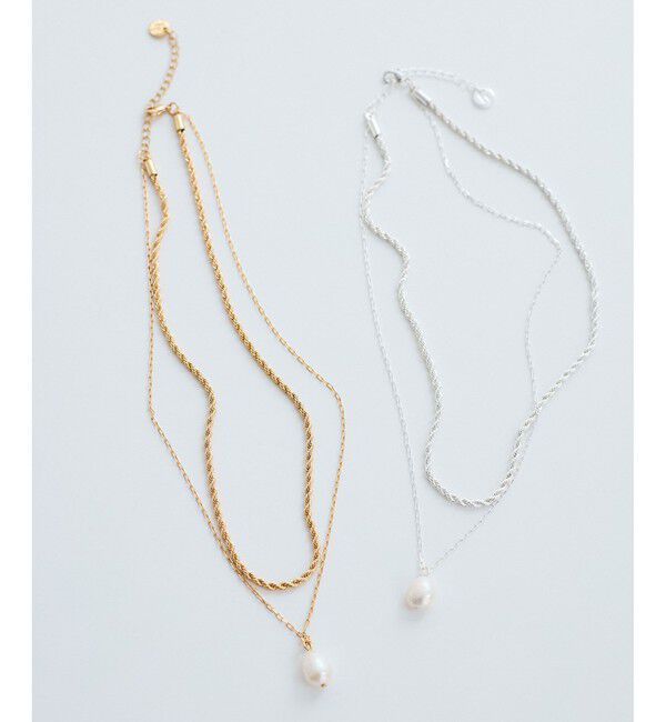 VIS「レイヤード淡水パールネックレス」|ネックレス|