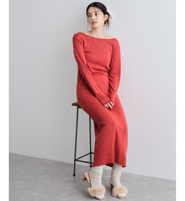 VIS「【Miller】VIS別注モデルバックオープンカットワンピース【洗える】」|ワンピース|