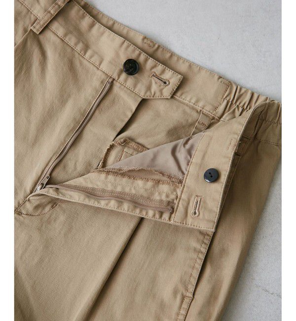 VIS「バレルシルエットコットンパンツ」|チノ|