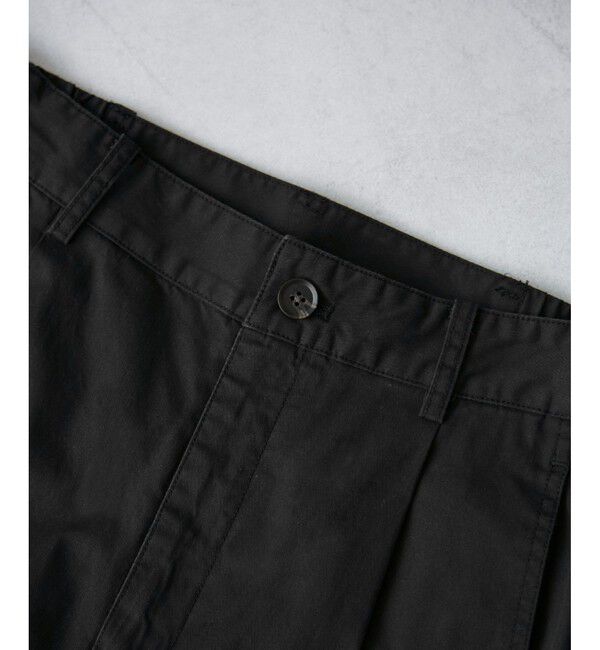VIS「バレルシルエットコットンパンツ」|チノ|