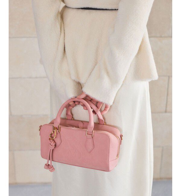 VIS「ロゴスエードミニボストンバッグ/2WAY」|ボストンバッグ|