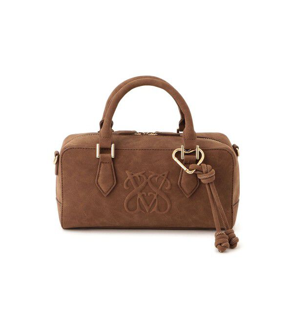 VIS「ロゴスエードミニボストンバッグ/2WAY」|ボストンバッグ|