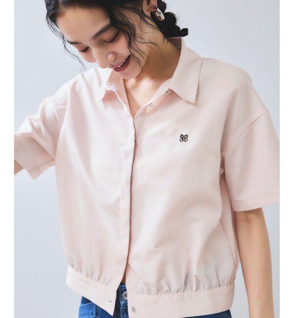 VIS「刺繍ロゴハーフスリーブシャツ」|シャツ・ブラウス|