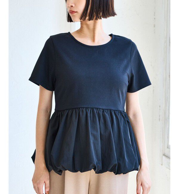 VIS「ペプラムバルーンプルオーバー」|Tシャツ・カットソー|