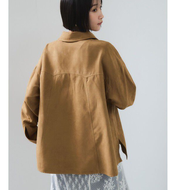 VIS「スエードライクロングスリーブシャツ」|シャツ・ブラウス|