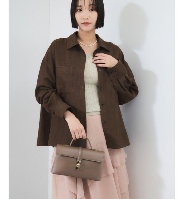 VIS「スエードライクロングスリーブシャツ」|シャツ・ブラウス|