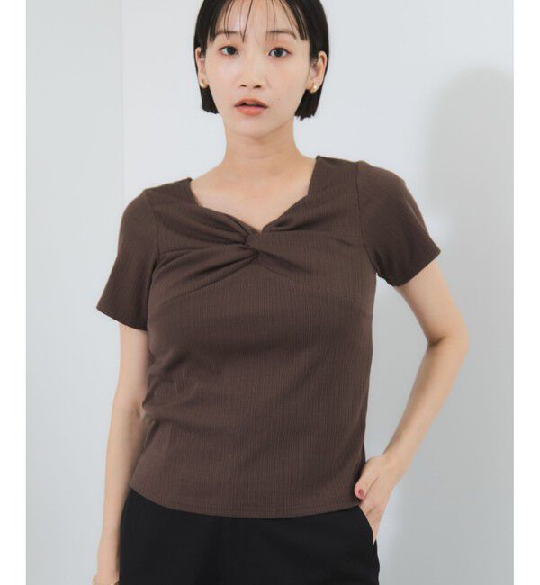 VIS「ツイストテレコカットソー」|Tシャツ・カットソー|