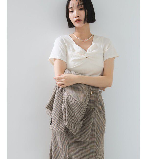 VIS「ツイストテレコカットソー」|Tシャツ・カットソー|