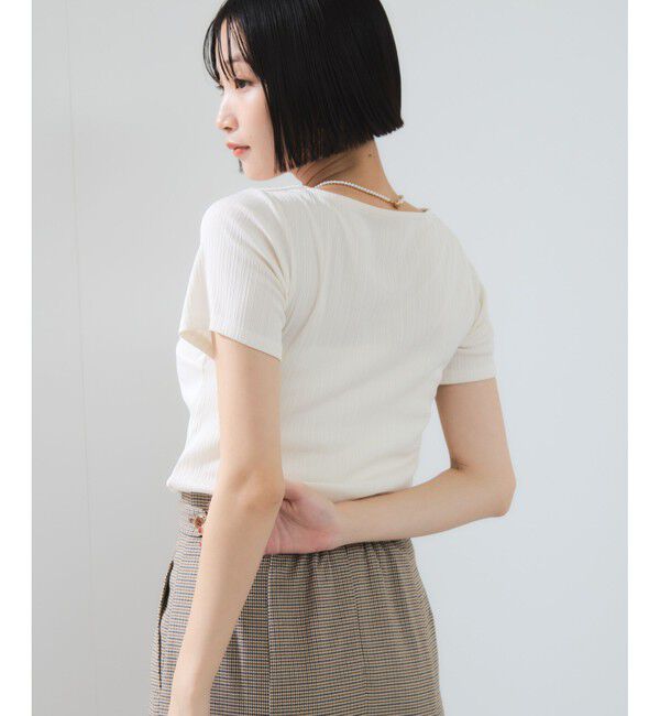 VIS「ツイストテレコカットソー」|Tシャツ・カットソー|