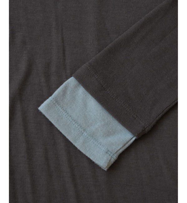 VIS「配色レイヤードシアーロンT」|Tシャツ・カットソー|