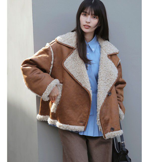 VIS「フェイクムートンジャケット」|ブルゾン・スタジャン|