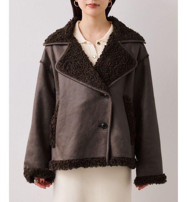 VIS「フェイクムートンジャケット」|ブルゾン・スタジャン|