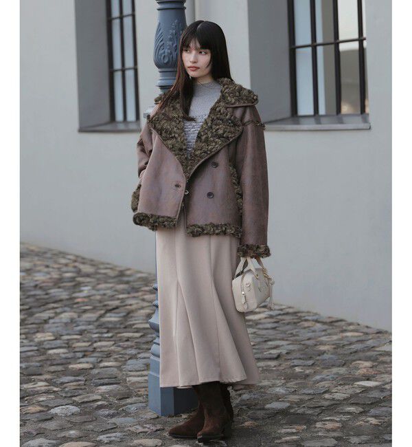 VIS「フェイクムートンジャケット」|ブルゾン・スタジャン|