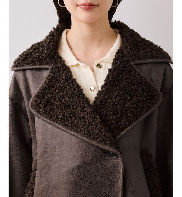 VIS「フェイクムートンジャケット」|ブルゾン・スタジャン|