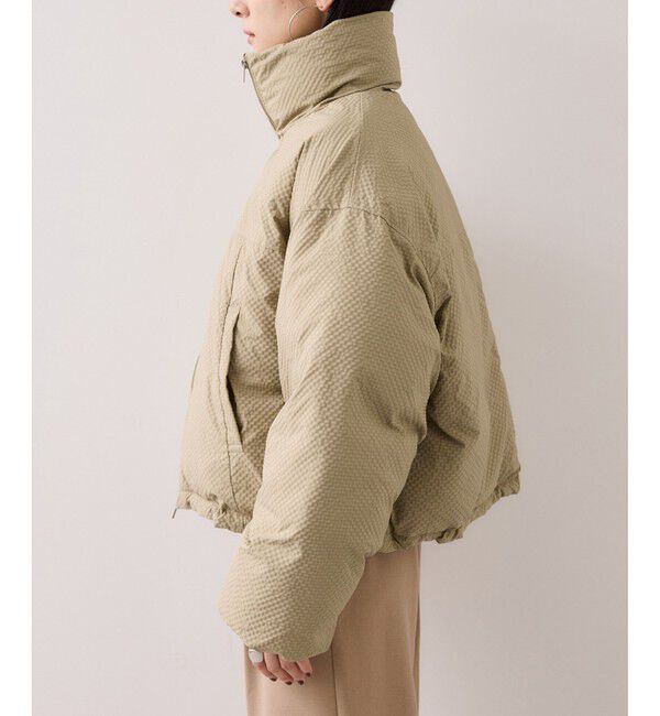 VIS「【WEB限定】軽くてあたたかいパディングショートボリューム中綿ブルゾン」|ブルゾン・スタジャン|