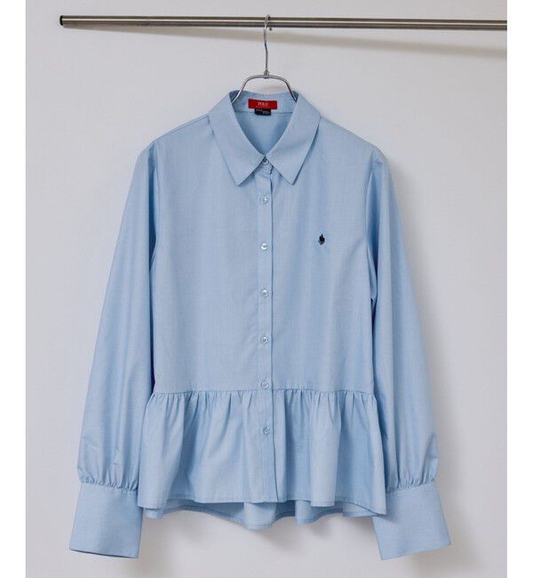 VIS「【POLO BCS】VIS別注ペプラムデザインシャツ」|シャツ・ブラウス|