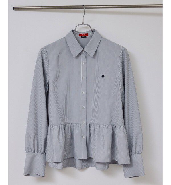 VIS「【POLO BCS】VIS別注ペプラムデザインシャツ」|シャツ・ブラウス|