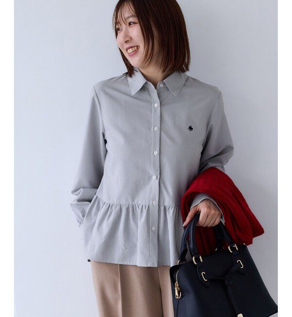 VIS「【POLO BCS】VIS別注ペプラムデザインシャツ」|シャツ・ブラウス|