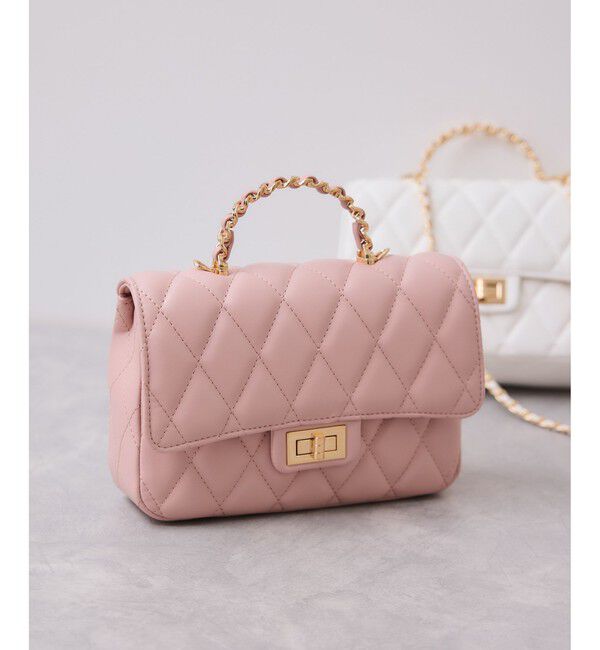 VIS「チェーンハンドルキルティングショルダーバッグ/2WAY・一部WEB限定カラー」|ショルダー・メッセンジャー|