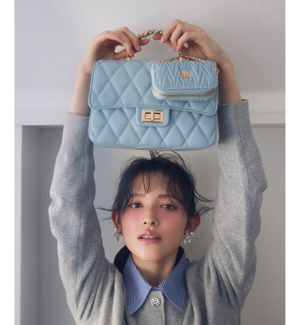 VIS「チェーンハンドルキルティングショルダーバッグ/2WAY・一部WEB限定カラー」|ショルダー・メッセンジャー|