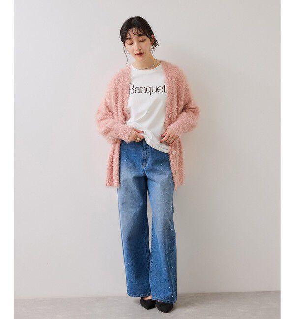 VIS「ロゴ＆フォトアソートプリントロンT」|Tシャツ・カットソー|