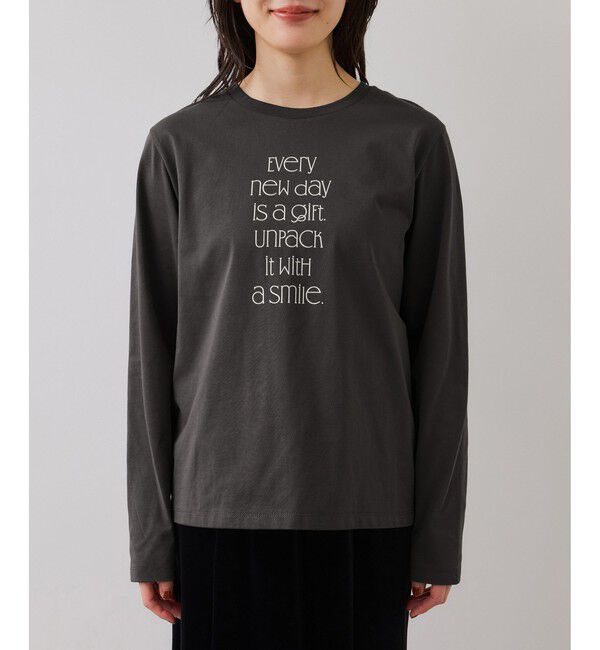 VIS「ロゴ＆フォトアソートプリントロンT」|Tシャツ・カットソー|