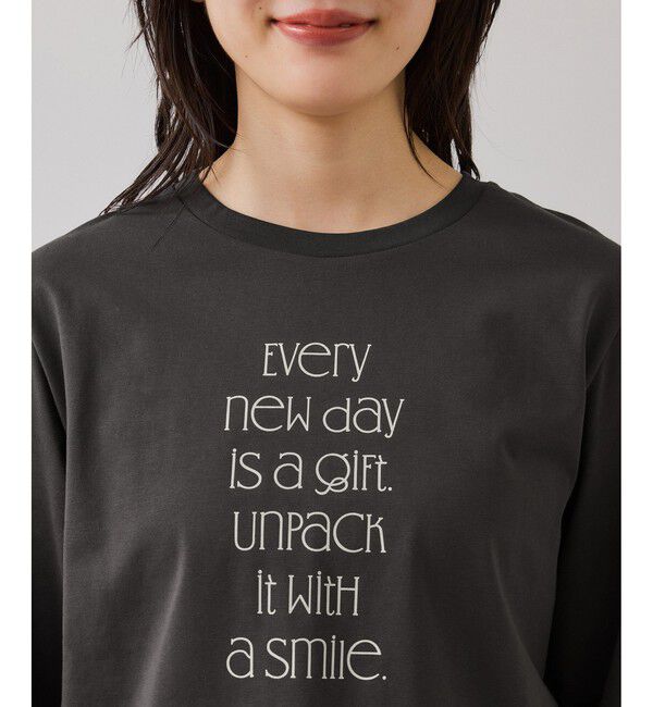 VIS「ロゴ＆フォトアソートプリントロンT」|Tシャツ・カットソー|