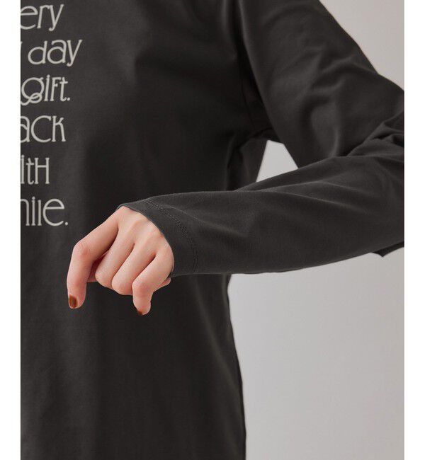 VIS「ロゴ＆フォトアソートプリントロンT」|Tシャツ・カットソー|