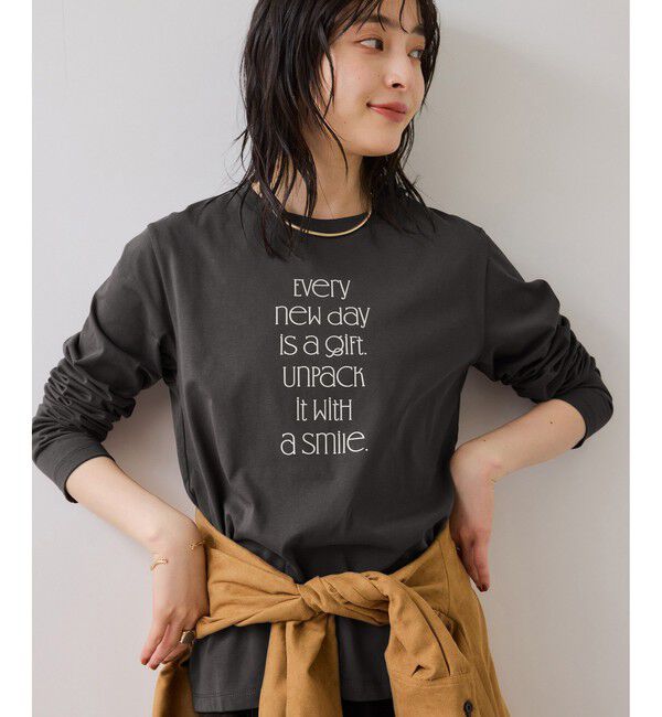 VIS「ロゴ＆フォトアソートプリントロンT」|Tシャツ・カットソー|