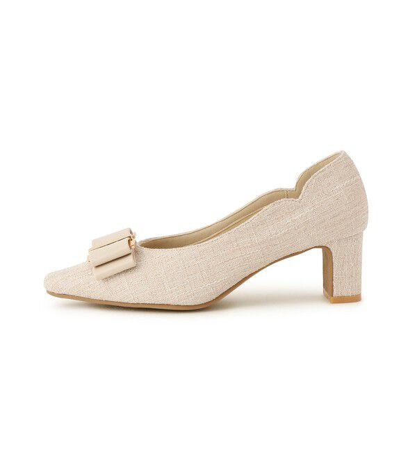 VIS「ハートカットリボンパンプス」|パンプス|