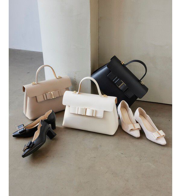 VIS「ハートカットリボンパンプス」|パンプス|