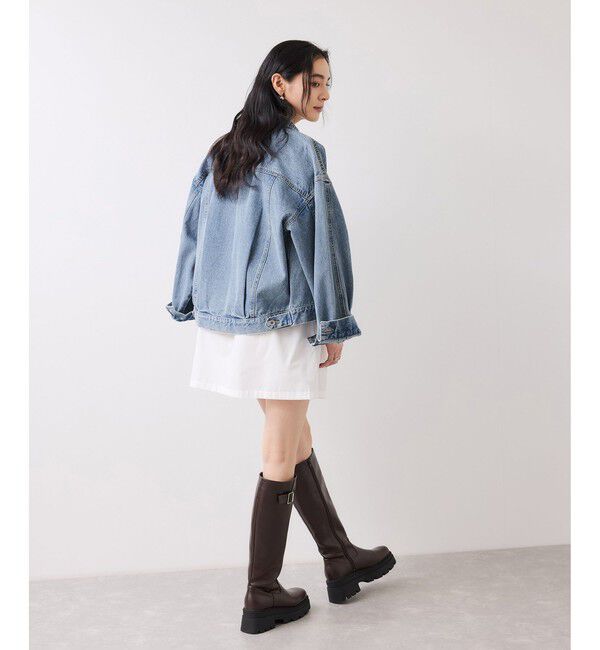 VIS「ボリュームスリーブデニムジャケット/Gジャン」|デニムジャケット|