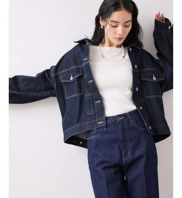 VIS「ボリュームスリーブデニムジャケット/Gジャン」|デニムジャケット|
