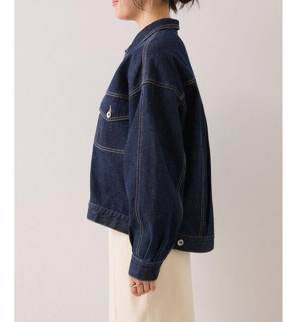 VIS「ボリュームスリーブデニムジャケット/Gジャン」|デニムジャケット|