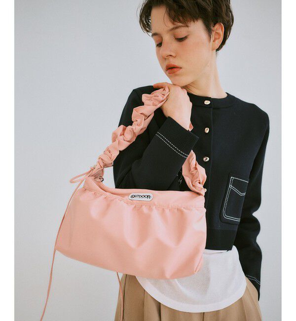 VIS「【OUTDOOR PRODUCTS】VIS別注フリルショルダーバッグ」|ショルダー・メッセンジャー|ピンク(63)