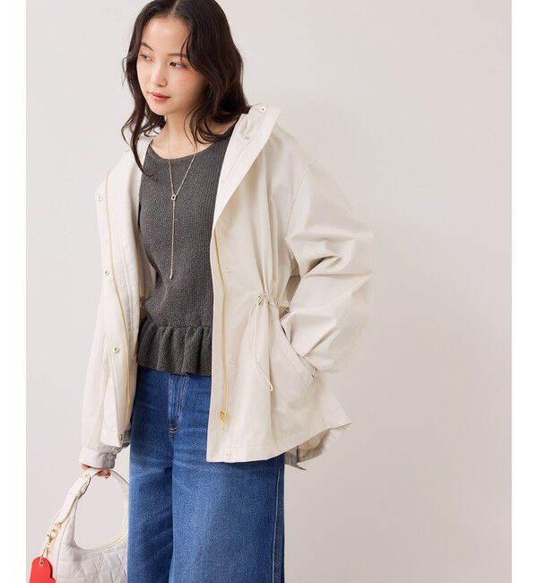 VIS「スラブヤーンペプラムフリルニットプルオーバー」|ニット・セーター|