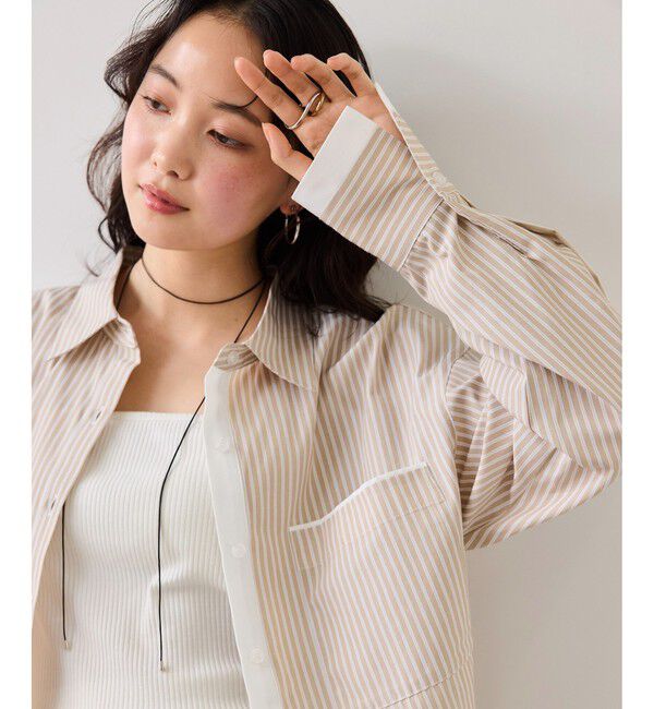 VIS「ウエストリボンシャツ/イージーケア・WEB限定カラー」|シャツ・ブラウス|