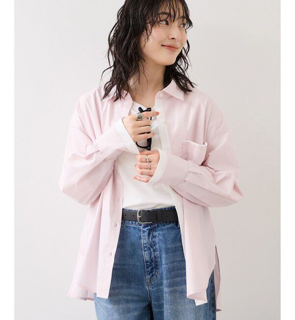 VIS「ウエストリボンシャツ/イージーケア・WEB限定カラー」|シャツ・ブラウス|