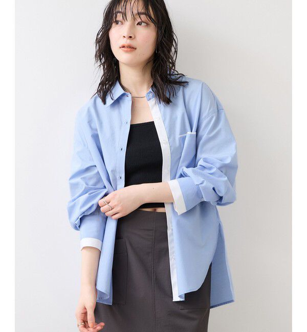 VIS「ウエストリボンシャツ/イージーケア・WEB限定カラー」|シャツ・ブラウス|