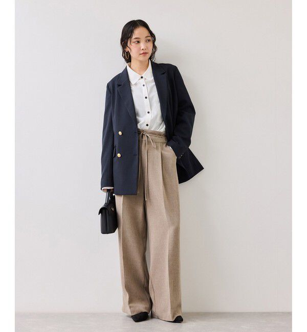 VIS「ウエストリボンシャツ/イージーケア・WEB限定カラー」|シャツ・ブラウス|