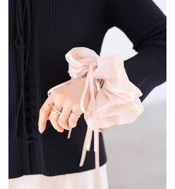 VIS「シフォンリボンシュシュ」|ヘアゴム・シュシュ|