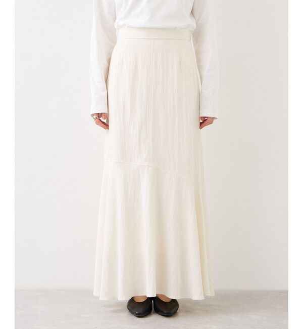 VIS「サテンツイルマーメイドスカート」|スカート|