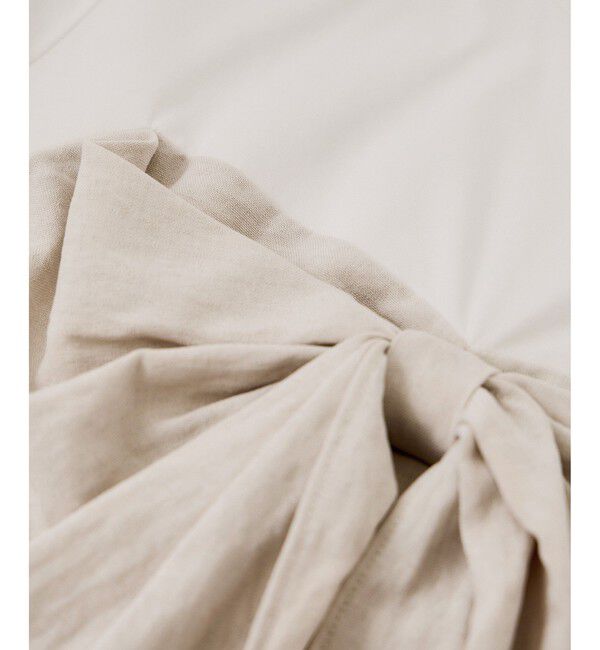 VIS「美easyリネンライクリボンビスチェトップス/イージーケア・接触冷感・セットアップ対応」|Tシャツ・カットソー|