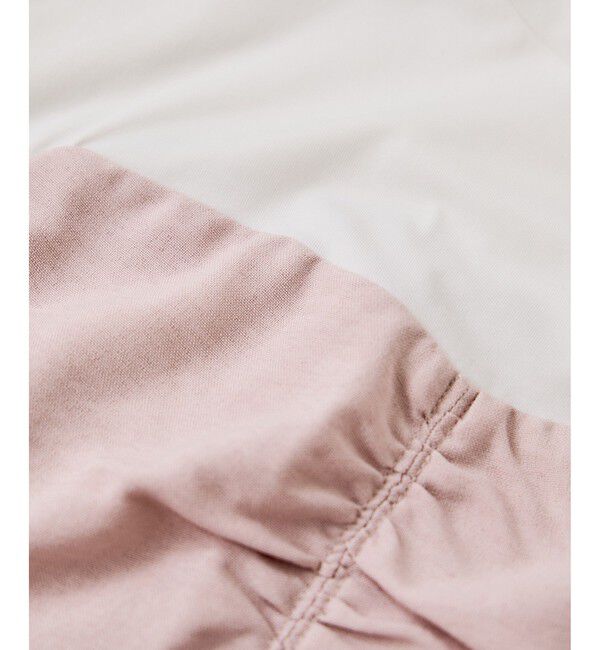 VIS「【WEB限定】美easyリネンライクシャーリングビスチェドッキングトップス/イージーケア・接触冷感」|Tシャツ・カットソー|