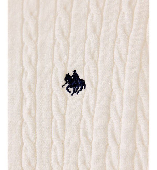 VIS「【POLO BCS】VIS別注ミニケーブルノーカラーカーディガン」|カーディガン|