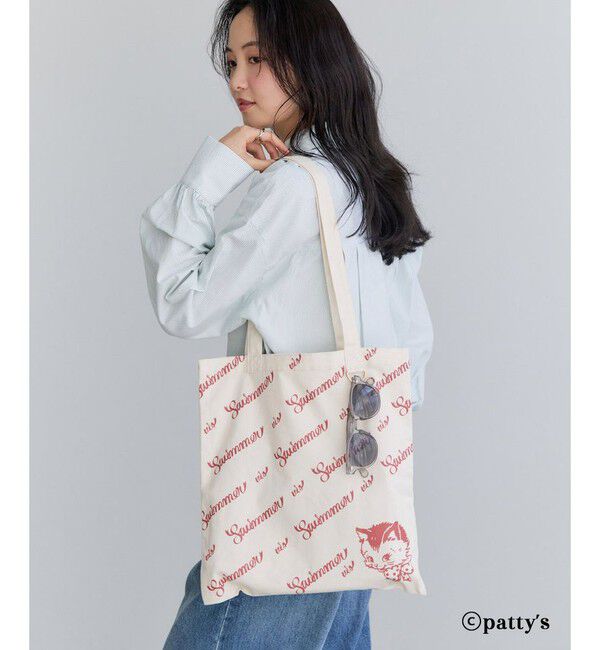 VIS「【SWIMMER&times;VIS】モチーフプリントトートバッグ/A4対応」|トートバッグ|